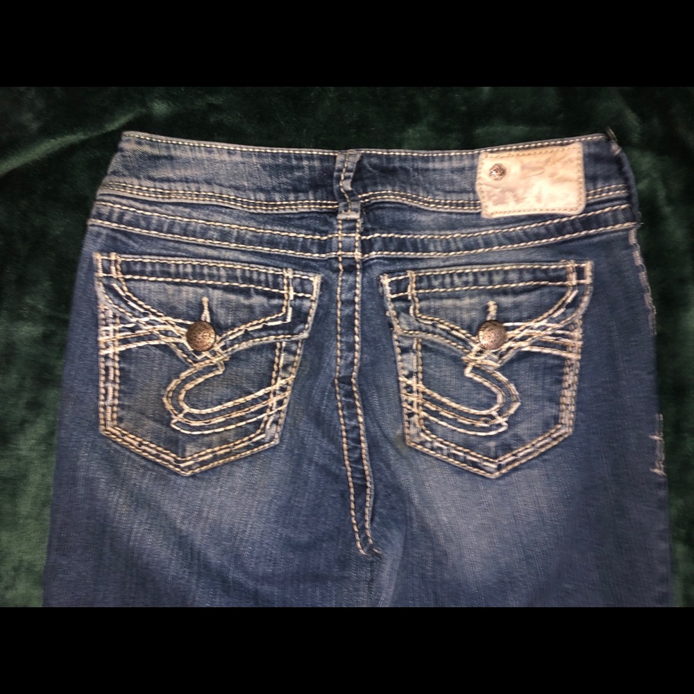 Silver jeans
